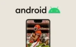 Android phone playing a live channel